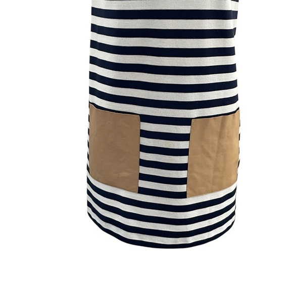 Club Monaco Blue and White Sheath Mini Dress - Picture 10 of 13